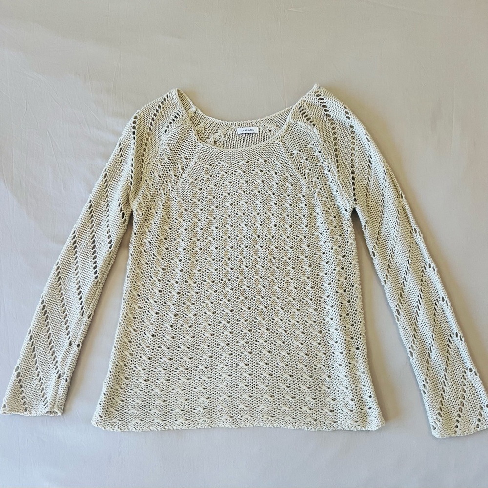 Beige/tan Netted Top
